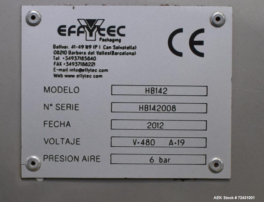 Effytec HB142 Horizontal Form & Fill Pouch Machine With Auger Filler 110CPM